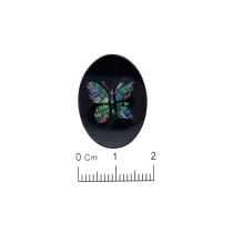 Мозайка миниатюра из цветных камней (1шт) 6,59 карат