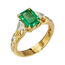 Кольцо «Женщина в зеленом»