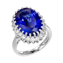 Кольцо «Поражая уникальной синевой»