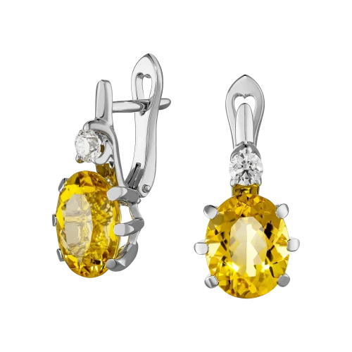 Серьги «Ласкаясь к солнечным лучам»