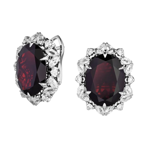 Серьги «Пылающий этюд»