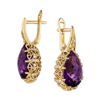 Серьги «Фиалковая мистерия»