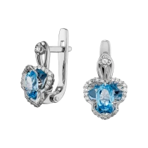 Серьги «Манящая небесность»