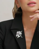 Брошь «Тишина благоухания» Брошь «Тишина благоухания»