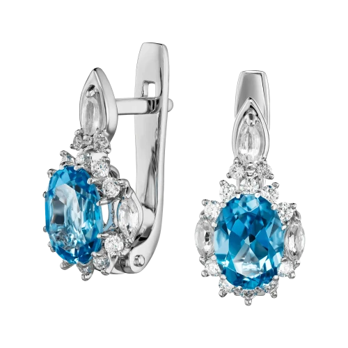 Серьги «Нежность небес»