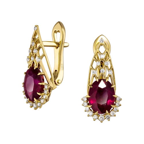 Серьги «Грей сердце»