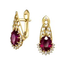 Серьги «Грей сердце»