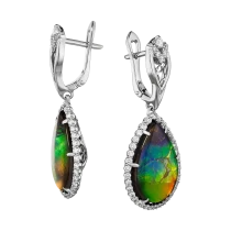 Серьги «Память океана»