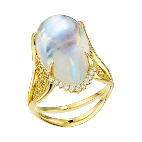 Кольцо «В лимонном свете луны» Кольцо «В лимонном свете луны»