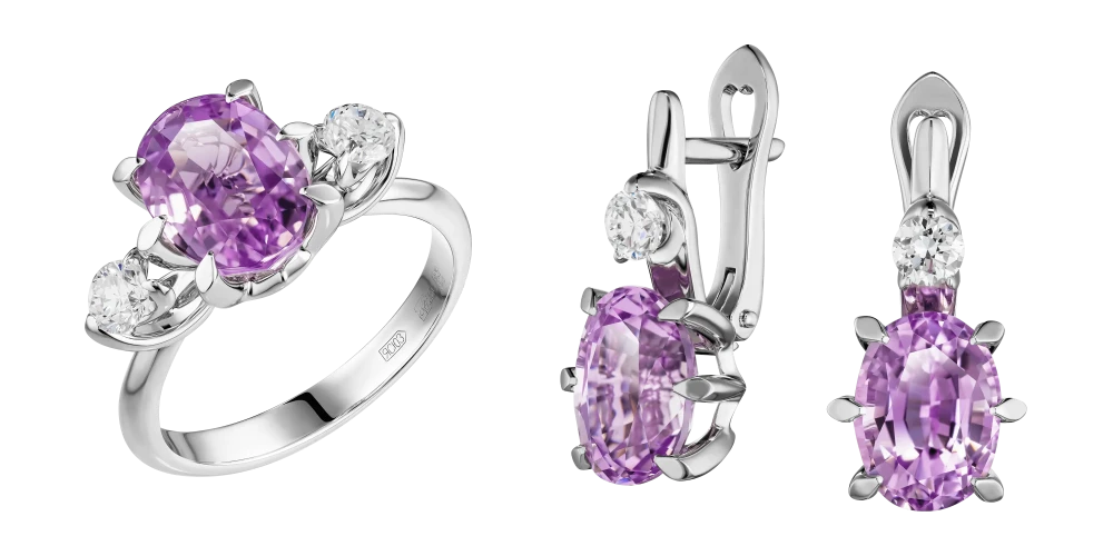 Гарнитур «Лиловая нежность»