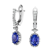 Серьги «Тональность небес» Серьги «Тональность небес»