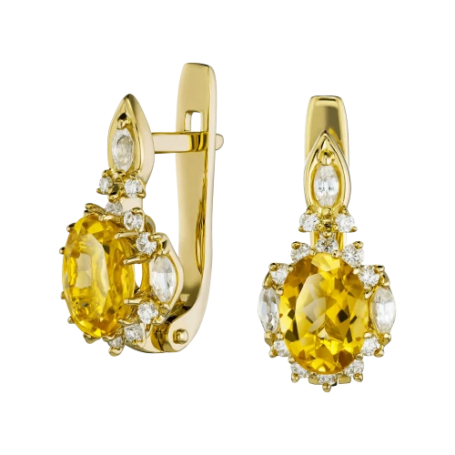 Серьги «Аккорды солнечного дня»