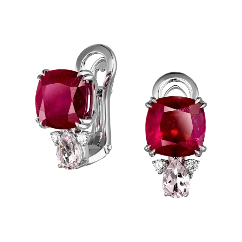 Серьги «В сопровождении пламени»