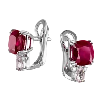 Серьги «В сопровождении пламени» Серьги «В сопровождении пламени»