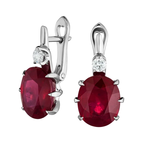 Серьги «Огнем объят»