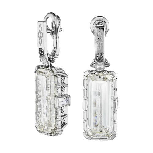 Серьги «Лучезарный иней»