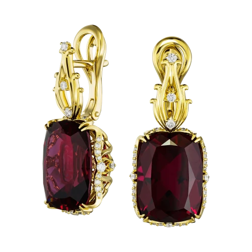 Серьги «Жар закатного ветра»