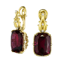 Серьги «Жар закатного ветра»