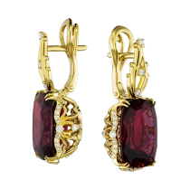 Серьги «Жар закатного ветра»