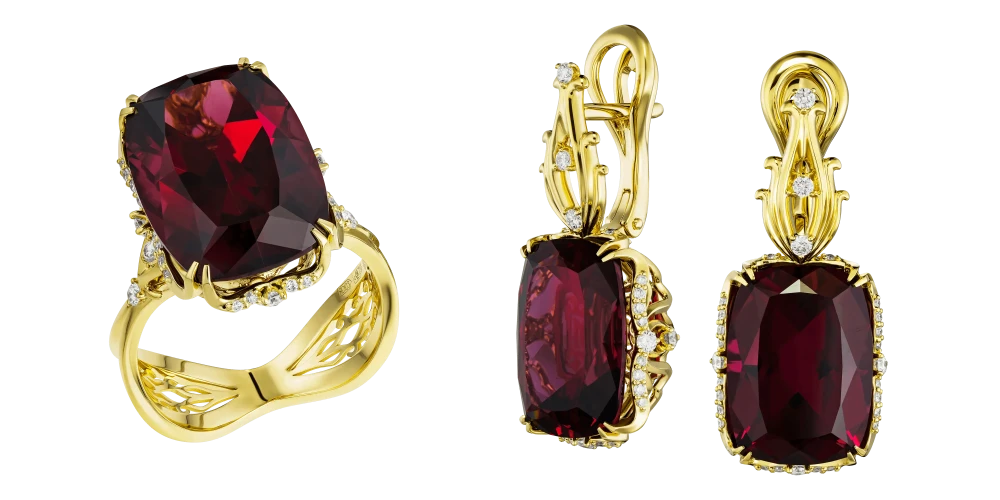 Гарнитур «Жар закатного ветра»