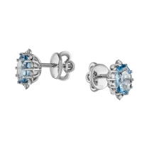 Серьги «В море голубом»