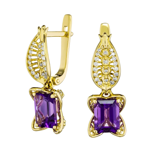 Серьги «Освещая ночь»