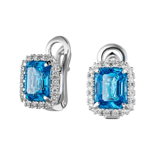 Серьги «Знакомство с океаном»