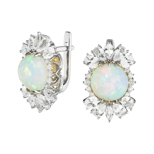 Серьги «Кружа в потоке света»