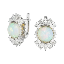 Серьги «Кружа в потоке света»