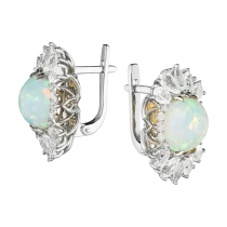 Серьги «Кружа в потоке света»