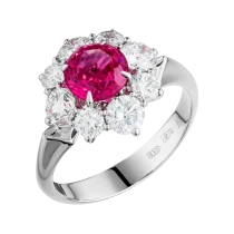 Кольцо «Малиновая вспышка»