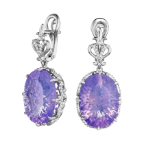 Серьги «Под вуалью лавандовых снов»