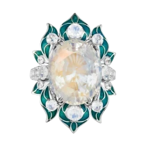 Кольцо «Сияние ледяного цветка»