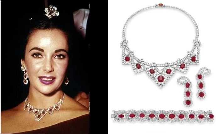<p><em>На фото:</em> <em>Элизабет Тейлор в гарнитуре Cartier Ruby</em></p>
<p> </p>