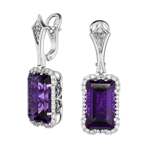 Серьги «Городская ночь»