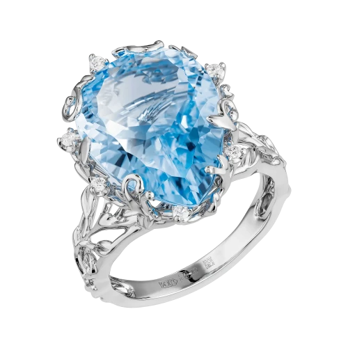 Кольцо «Снежная вязь»