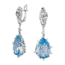 Серьги «Снежная вязь» Серьги «Снежная вязь»