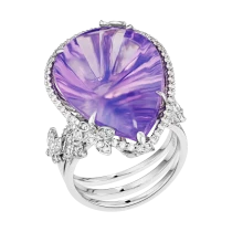 Кольцо «Лавандовый резонанс»