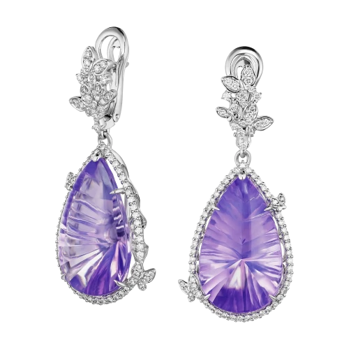 Серьги «Лавандовый резонанс»