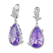 Серьги «Лавандовый резонанс» Серьги «Лавандовый резонанс»