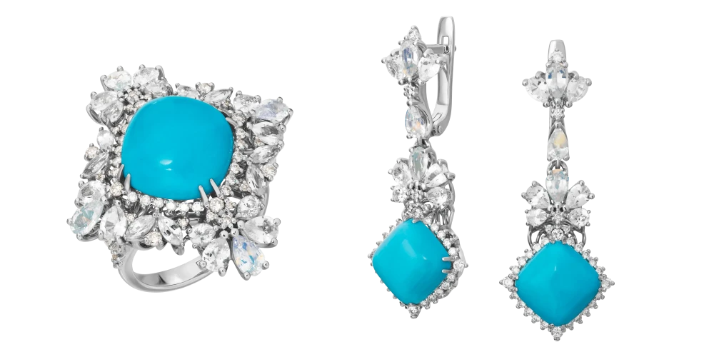 Гарнитур «Голубые звезды»