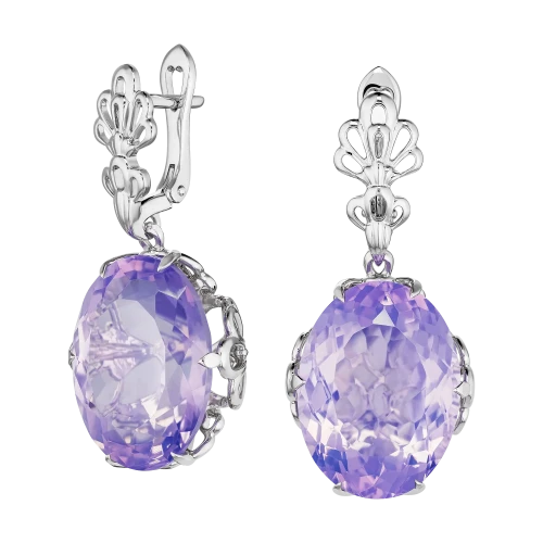 Серьги «В лавандовом плену»