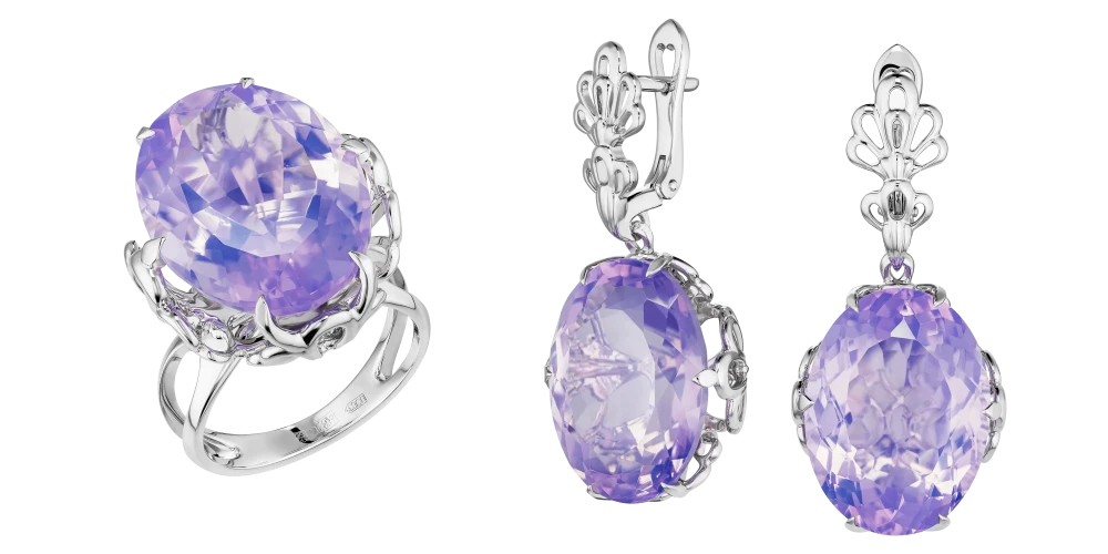 Гарнитур «В лавандовом плену» Гарнитур «В лавандовом плену»