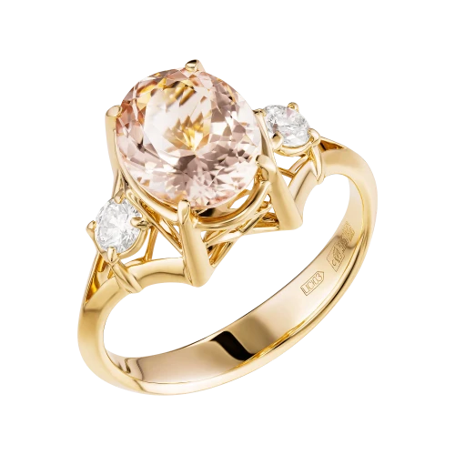 Кольцо «Розовый иней»