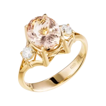 Кольцо «Розовый иней»