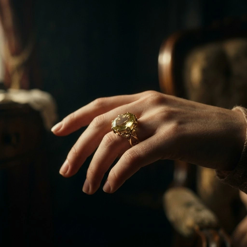 <p><em>На фото: кольцо с султанитом <a href="https://maxim-demidov.ru/products/kolco-saltu" target="_blank">&laquo;Салту&raquo;</a> от&nbsp;Ювелирного дома Maxim Demidov &nbsp;</em></p>
