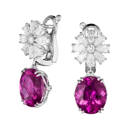 Серьги «Этюд в розовом»