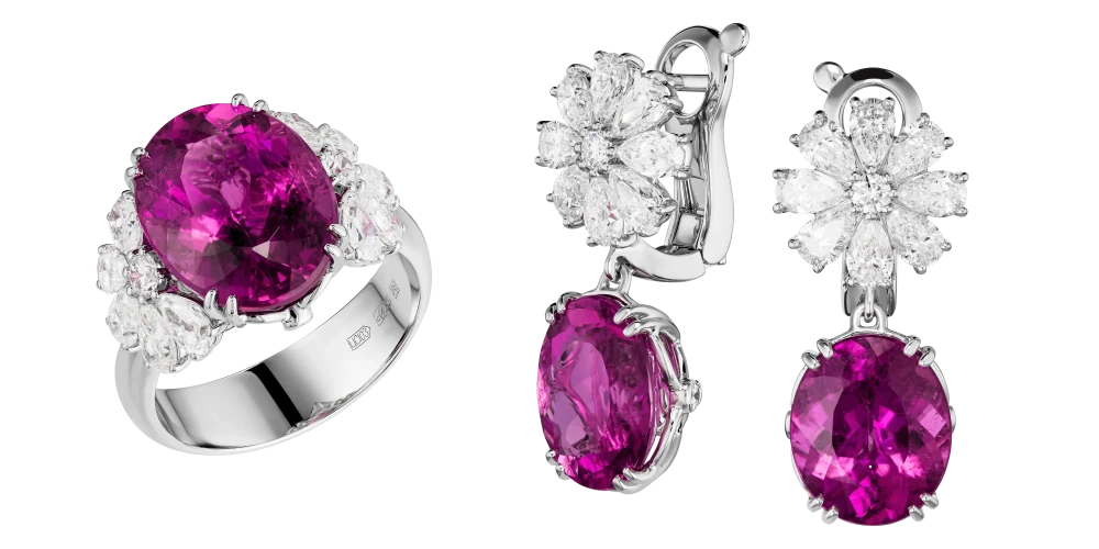 Гарнитур «Этюд в розовом»