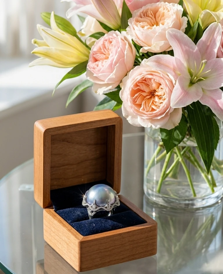 <p><em>На фото: кольцо с жемчугом&nbsp;<a href="https://maxim-demidov.ru/products/kolco-otrazhennaya-vechnost" target="_blank">&laquo;Отраженная вечность&raquo;</a> от&nbsp;Ювелирного дома Maxim Demidov</em></p>
