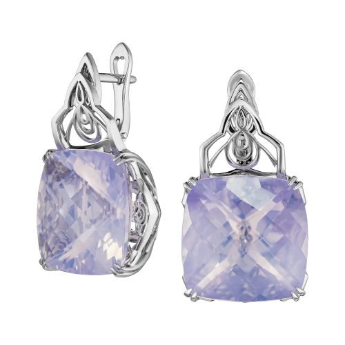 Серьги «Лавандовый импрессионизм»